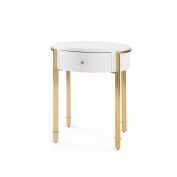 Bodrum Side Table, White