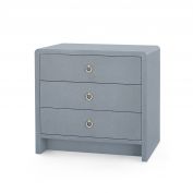 Bryant 3-Drawer Side Table, Gray