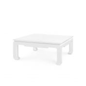 Bethany Large Square Coffee Table, White
