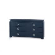 Elina Extra Large 6-Drawer, Navy Blue