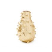 Kiwano Vase,Brass Finish