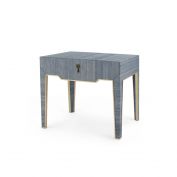 Madeline 1-Drawer Side Table, Navy Blue