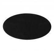 Stockholm 95" Oval Dining Table Top, Black and Gold
