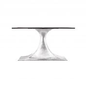 Stockholm Oval Dining Table Base, Nickel
