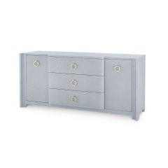 Audrey 3-Drawer & 2-Door Cabinet, Gray