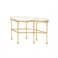 Cristal Coffee Table, Gold