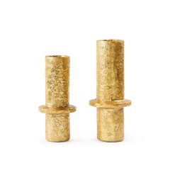 Kyoto Set of 2 Vases, Gold