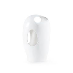 Laramie Vase, White