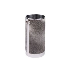 Noah Umbrella Stand, Gray Hair-on- Hide