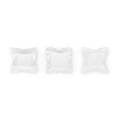 Origami Set of 3 Catch All, White