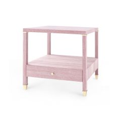 Pascal 1-Drawer Side Table, Red