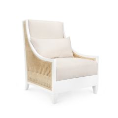 Raleigh Club Chair, White