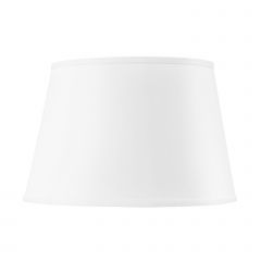 Shade 16-inch with Nickel, White Linen
