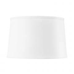 Shade 17-inch with Gold, White Linen