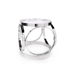 Stephen Side Table, Nickel