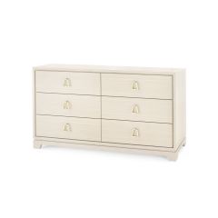 Stanford Extra Large 6-Drawer, Blanched Oak
