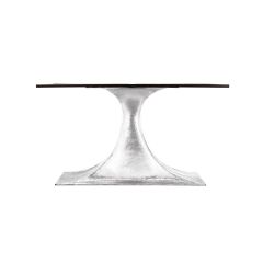 Stockholm Small Oval Table Base, Nickel
