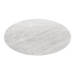 Stockholm 95" Oval Dining Table Top, White